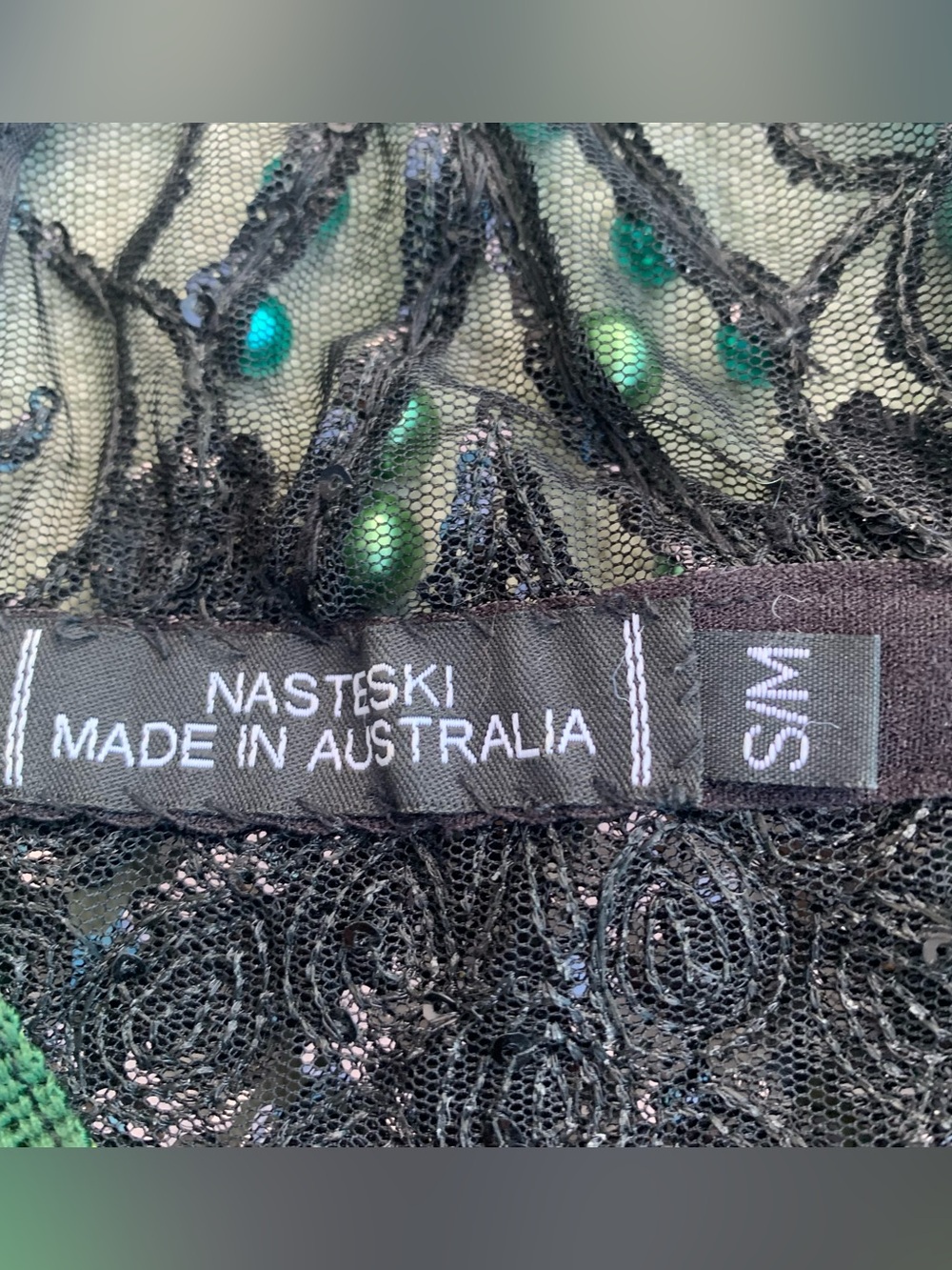 Nasteski The Label Hand-Beaded 2-Piece Rave & Festival Set - Picture 11 of 12